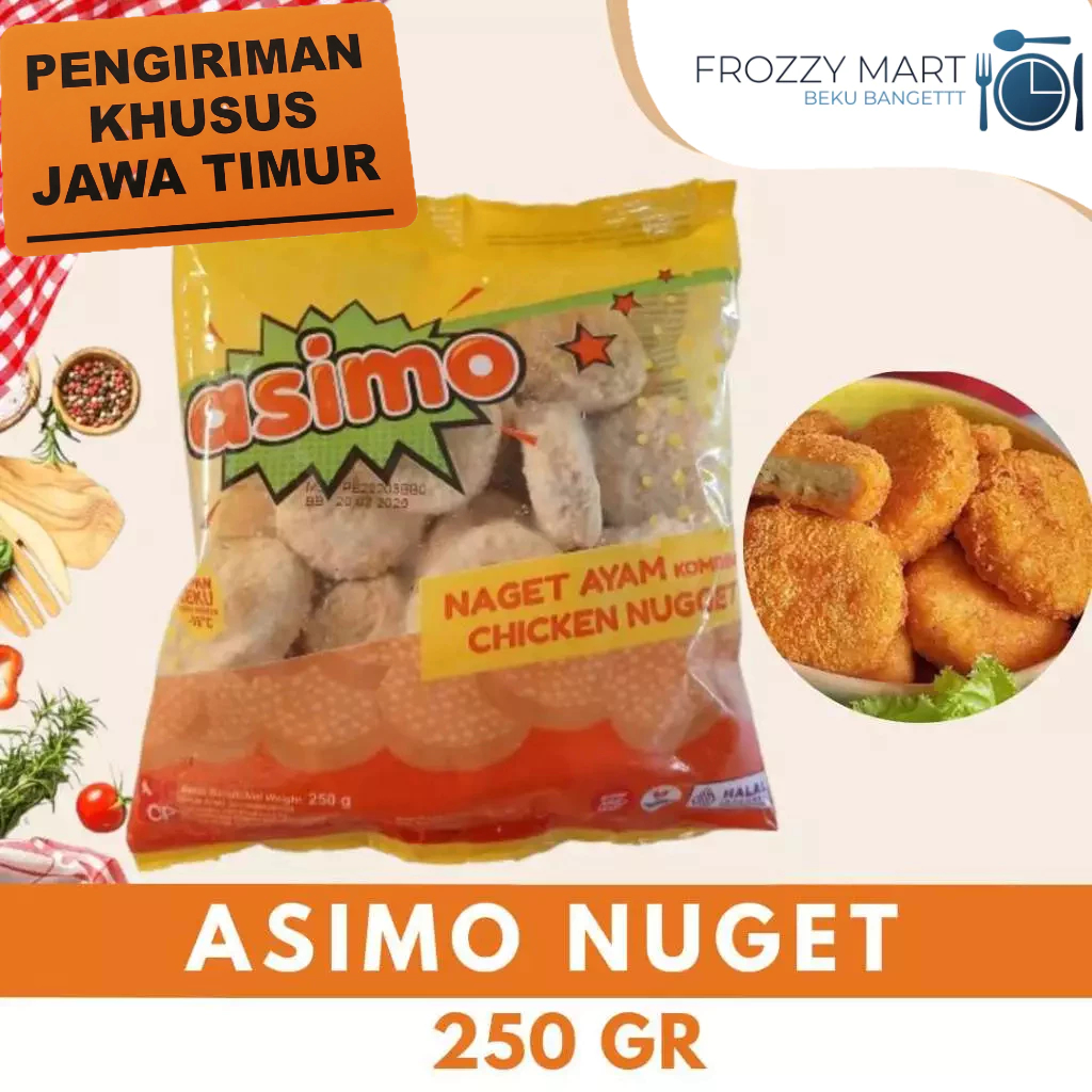 

ASIMO Nugget Ayam 250gr / 500gr / 1 kg – Frozen Food Praktis & Gurih