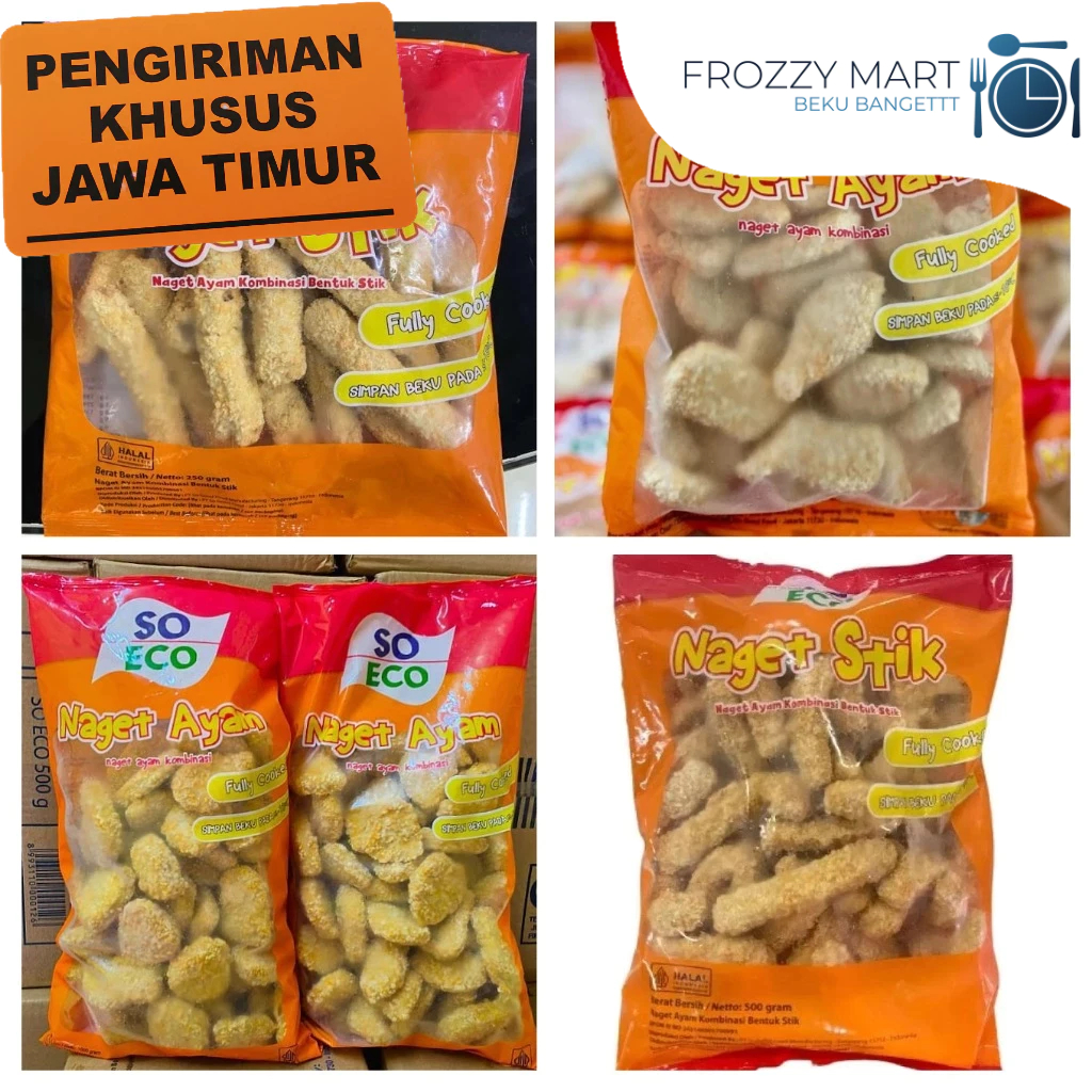 

So Eco Nugget Ayam 250 gr - 500 gr - 1 kg | Nugget Gurih, Hemat & Siap Masak