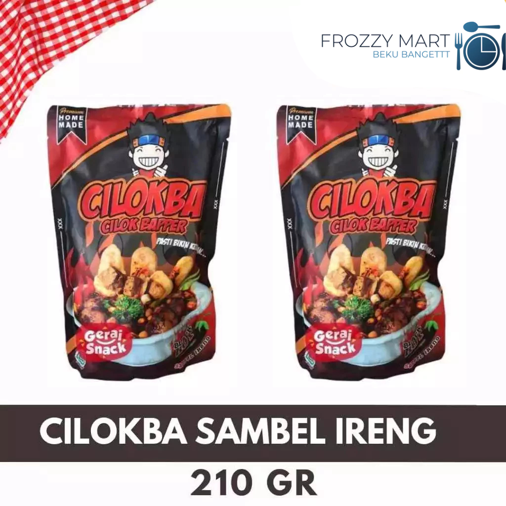 

CILOKBA Sambal 210gr – Sambal Daun Jeruk & Sambel Ireng | Sambal Pedas Gurih Siap Santap