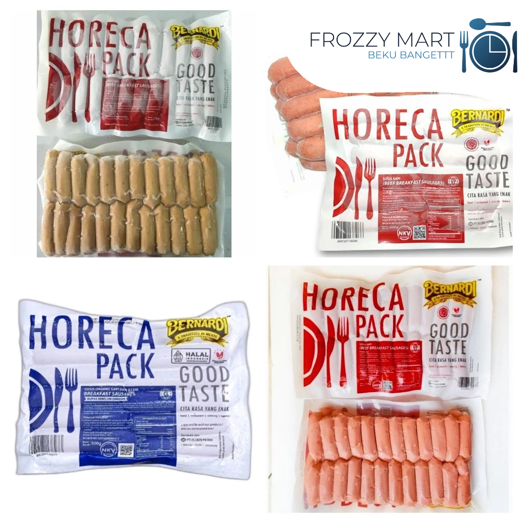 

Bernardi BHP Beef Breakfast Series | Sosis Sapi Cocktail | CL / VP / S Premium | 500gr, 1kg