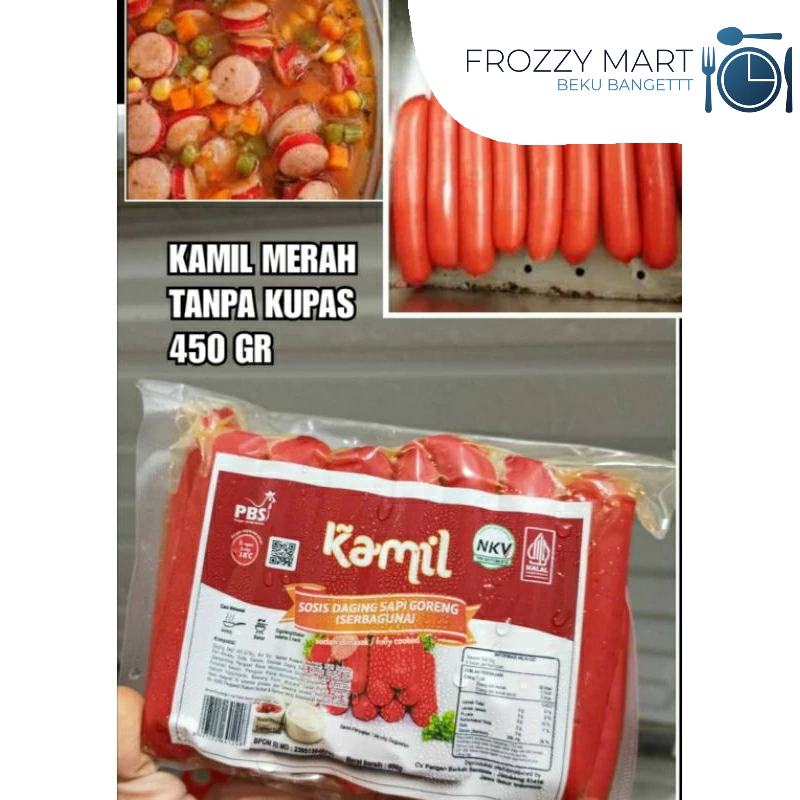 

Kamil Sosis Sapi Merah 450gr / Sosis Kamil Serbaguna isi 15