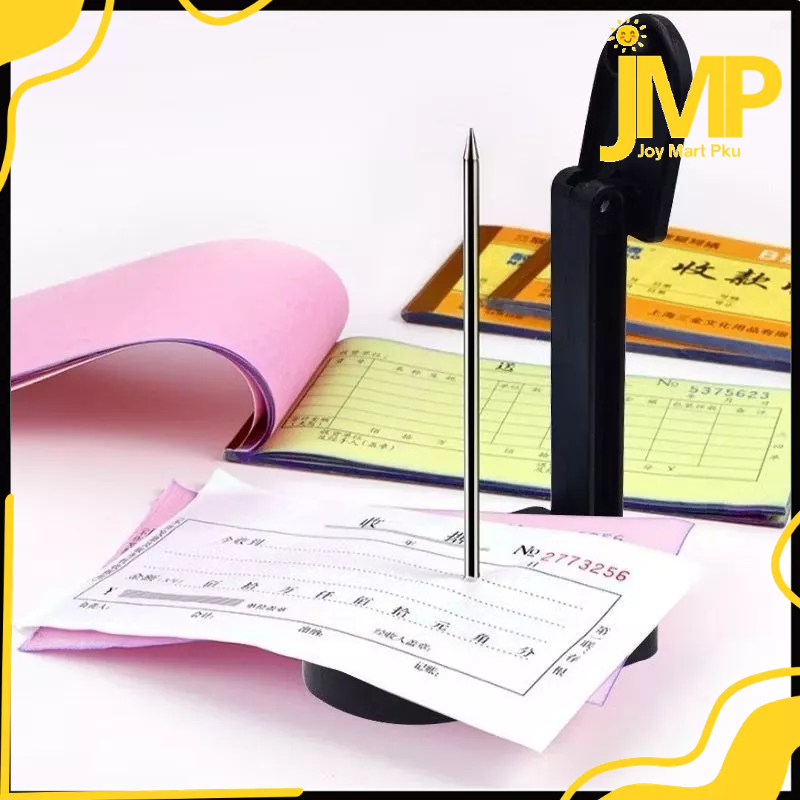 

JMP - Tusukan Bill Restoran Nota Rapi Hitam / Paku Tusukan Kertas Nota Bon Besi Dengan Tutup Tusukan Bill Tusukan Bon Nota Paper Spear