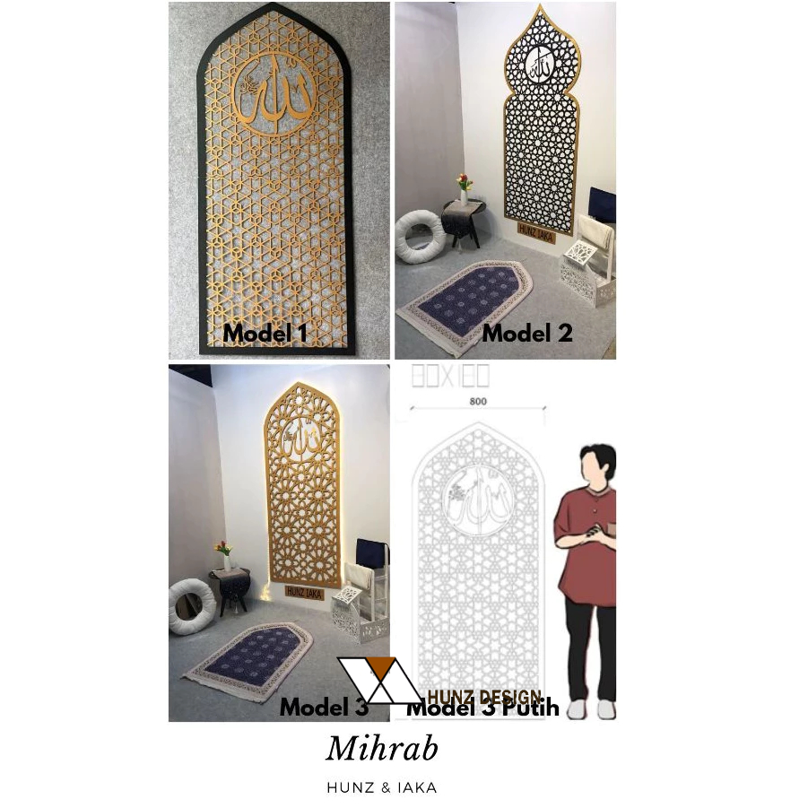 READY STOCK MIHRAB CUTTING LASER MDF 3MM