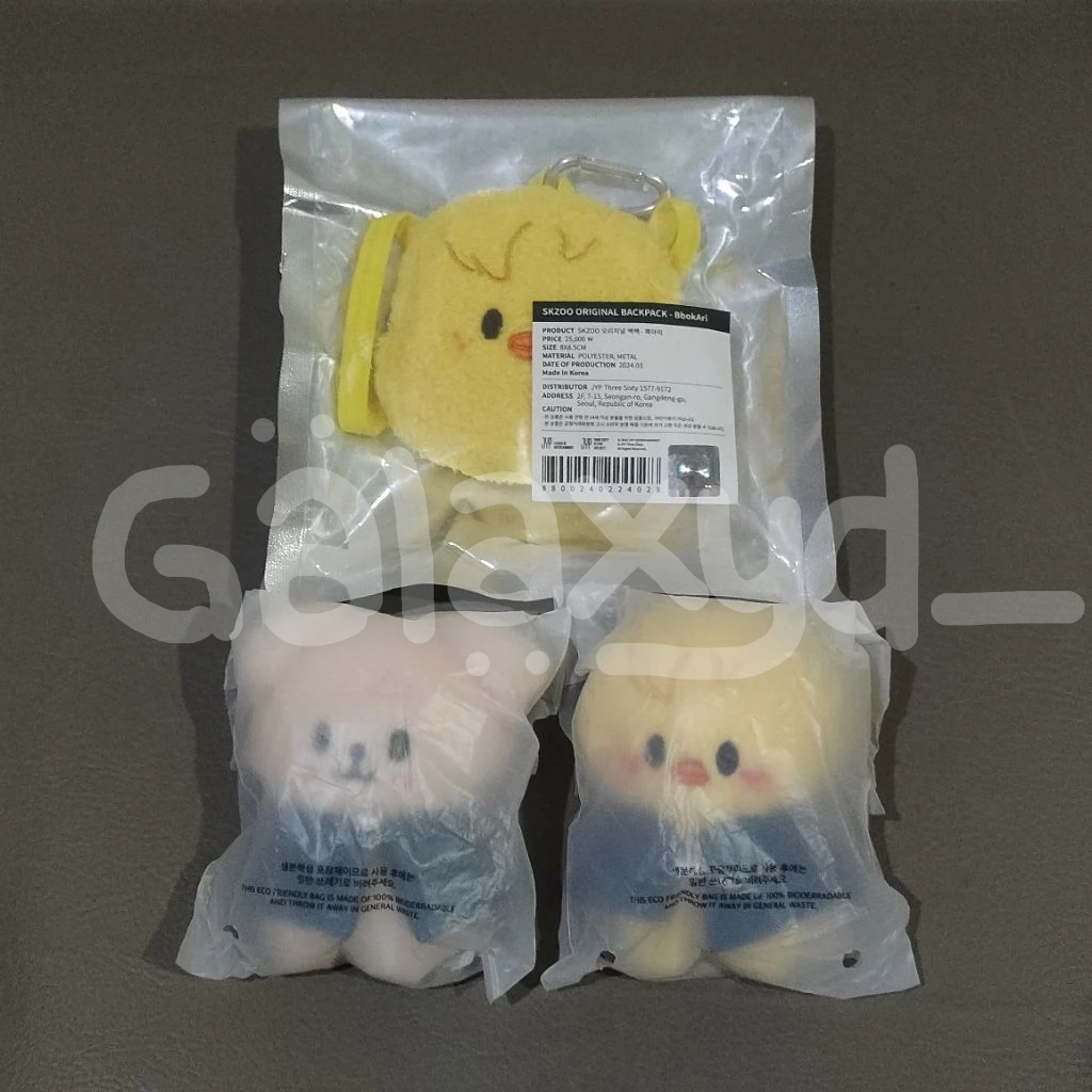 ready stock merch skzoo original back pack bag pouch keyring plush 10cm 15cm mini 10 cm magic school