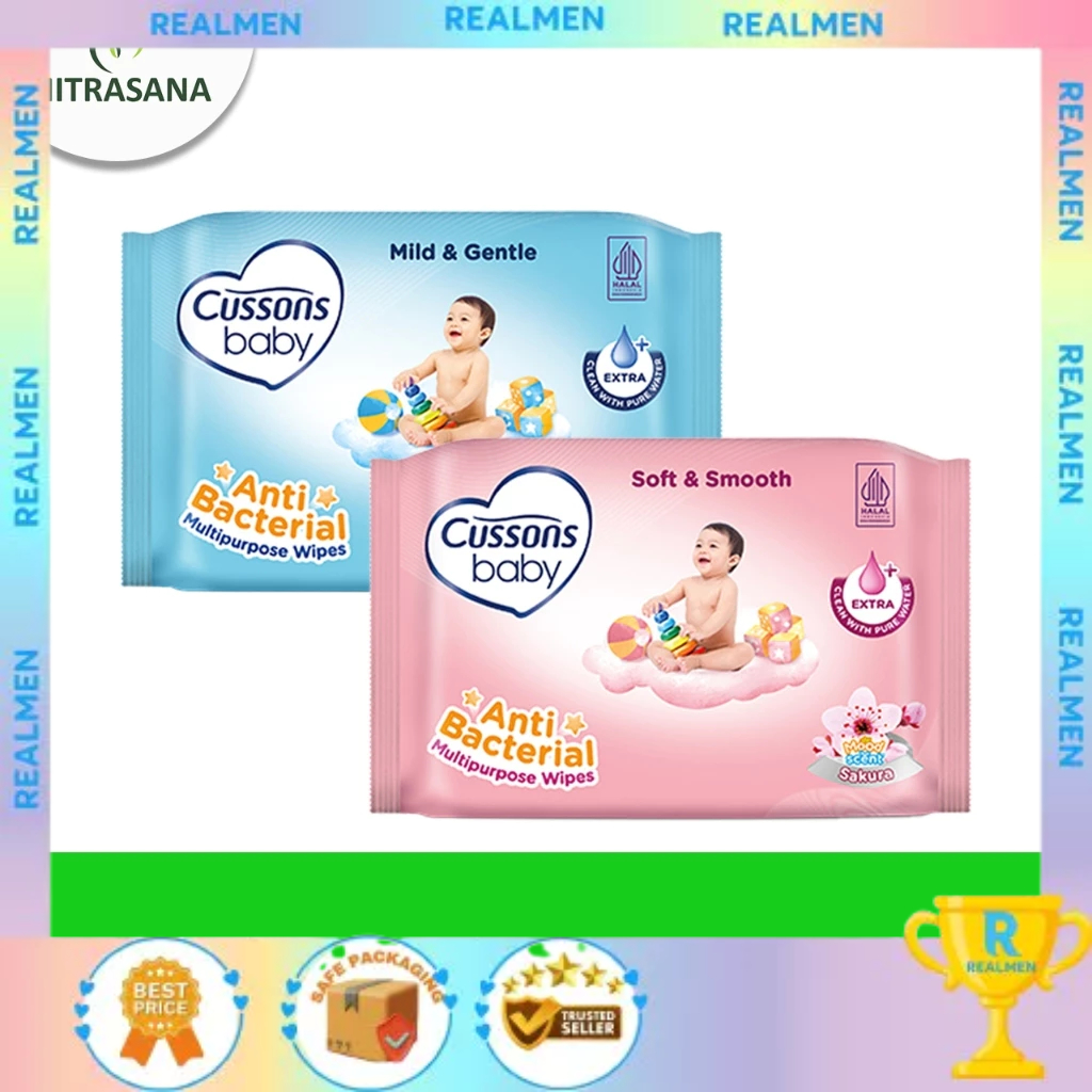 CUSSONS BABY Wipes 10s / Tisu Basah / Tisu Basah Bayi / BUY 1 GET 2