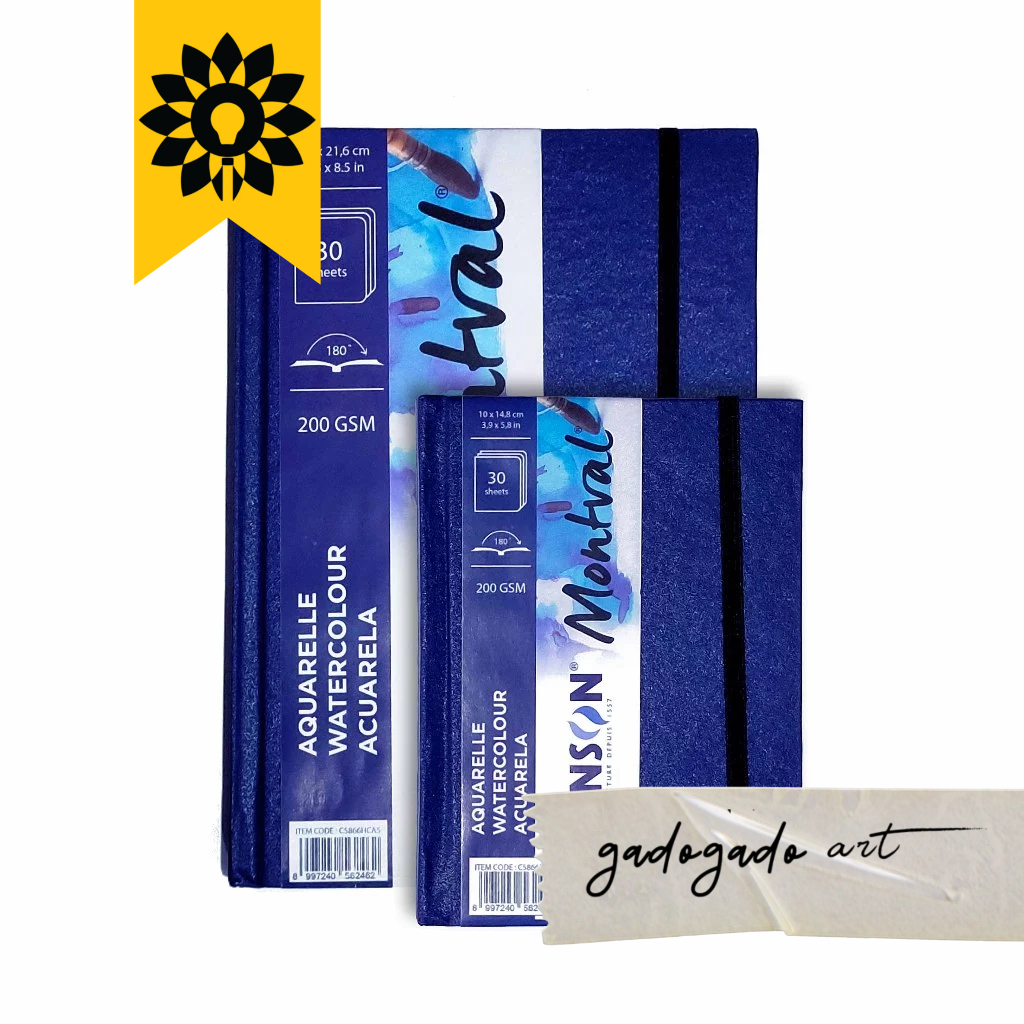 

CANSON MONTVAL AQUARELLE HARDCOVER A5 & A6
