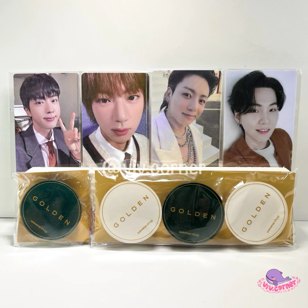 [READY] BTS Official PC POB Weverse - Jungkook JK Golden, Suga Dday, Jin Happy, Jhope JITB - POB, Ea