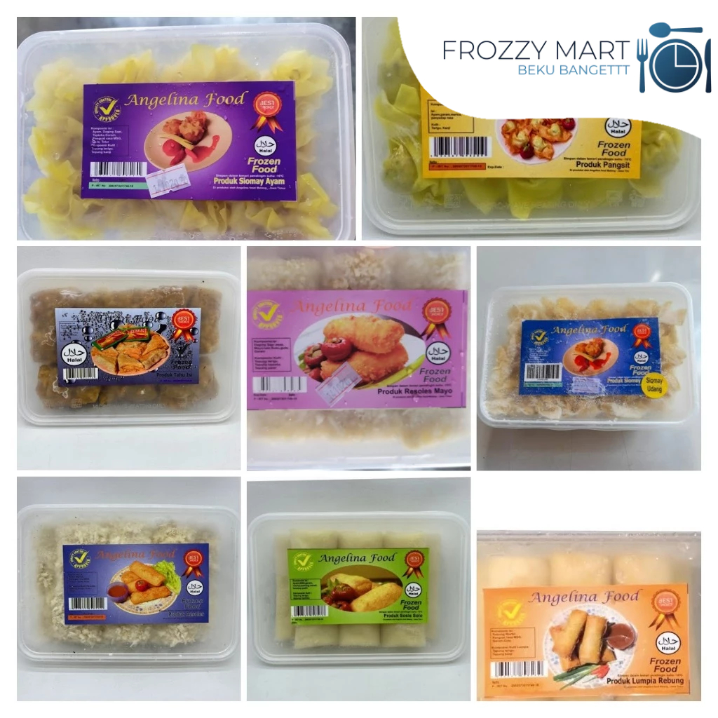 

Angelina Food Camilan Khas Malang – Siomay, Risoles, Sosis Solo, Lumpia, Tahu Bakso, Piscok, Pangsit