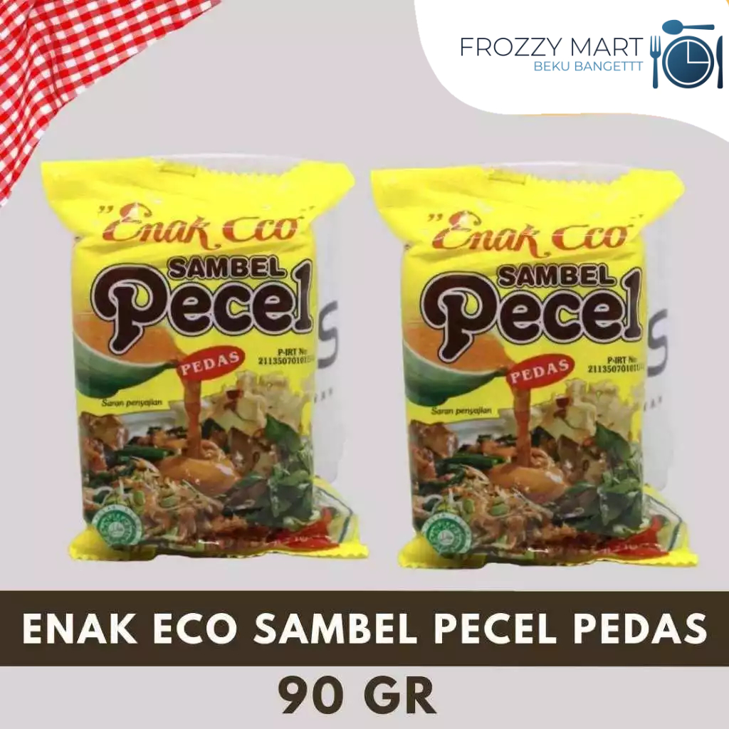 

Sambel Pecel ENAK ECO Pedas 90–185gr - Bumbu Pecel Kacang Siap Saji