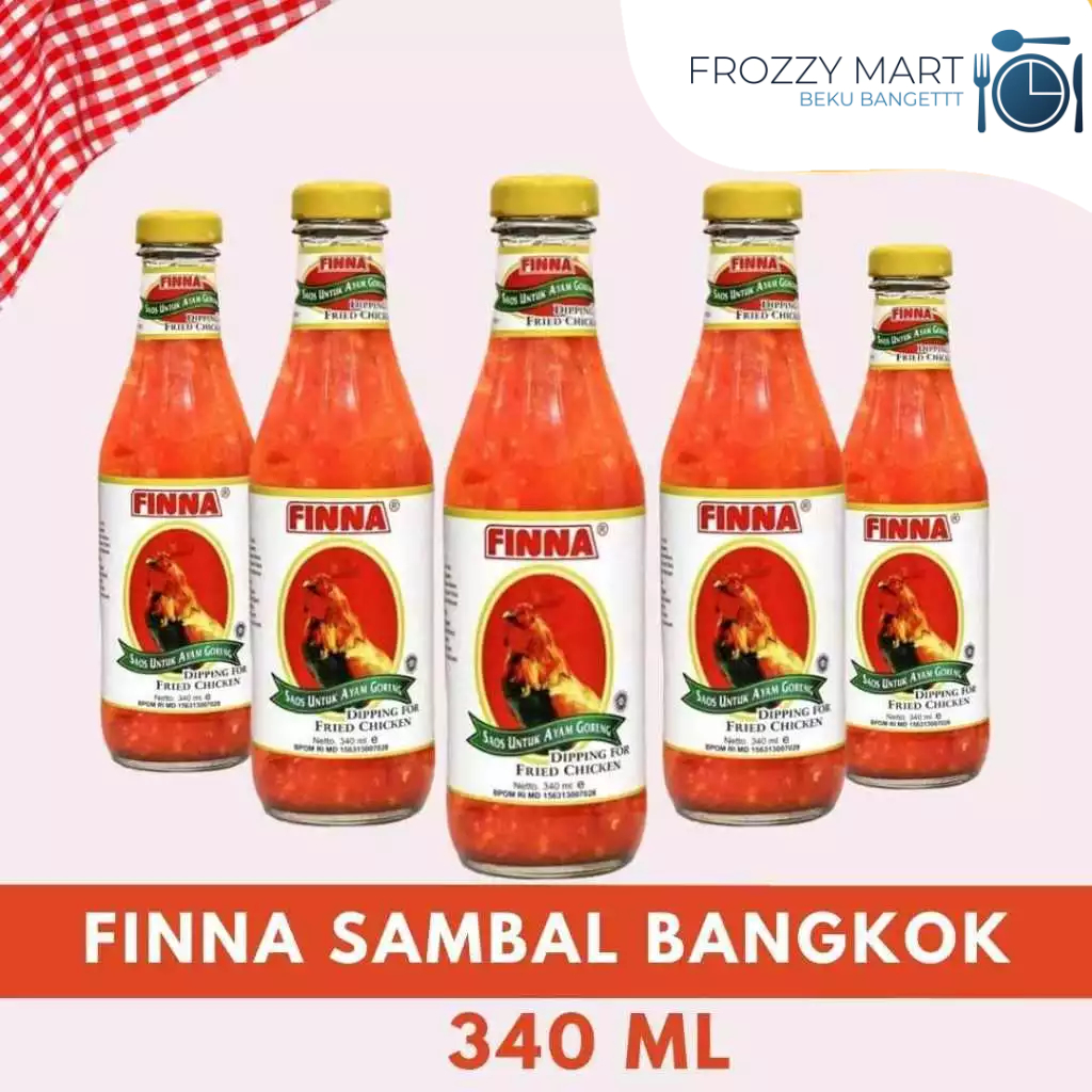 

FINNA Sambal Bangkok 340ml - Saus Thailand Asam Manis Pedas Botol