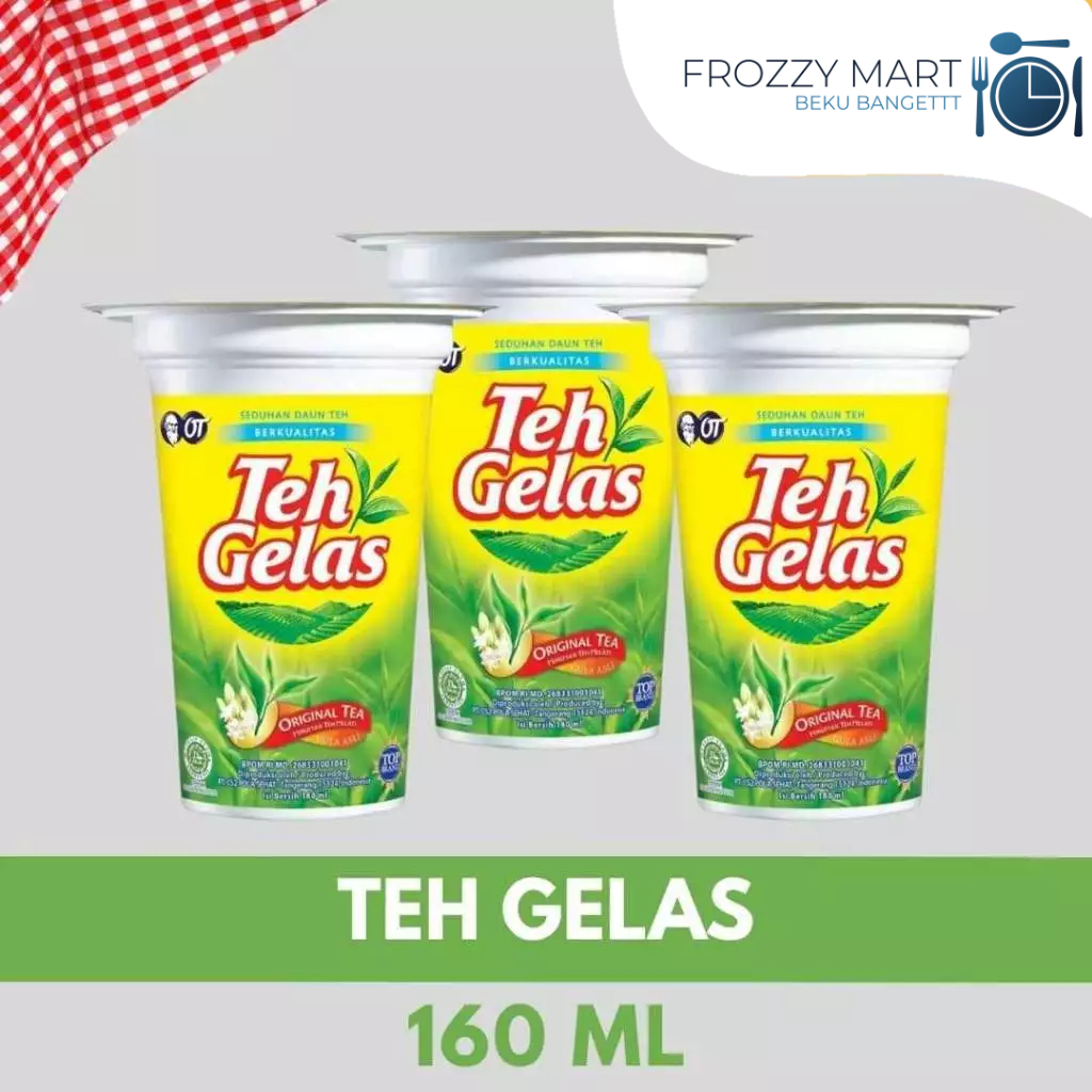 

Teh Gelas 160ml – Teh Melati Siap Minum Praktis & Segar | Kemasan Cup Ekonomis