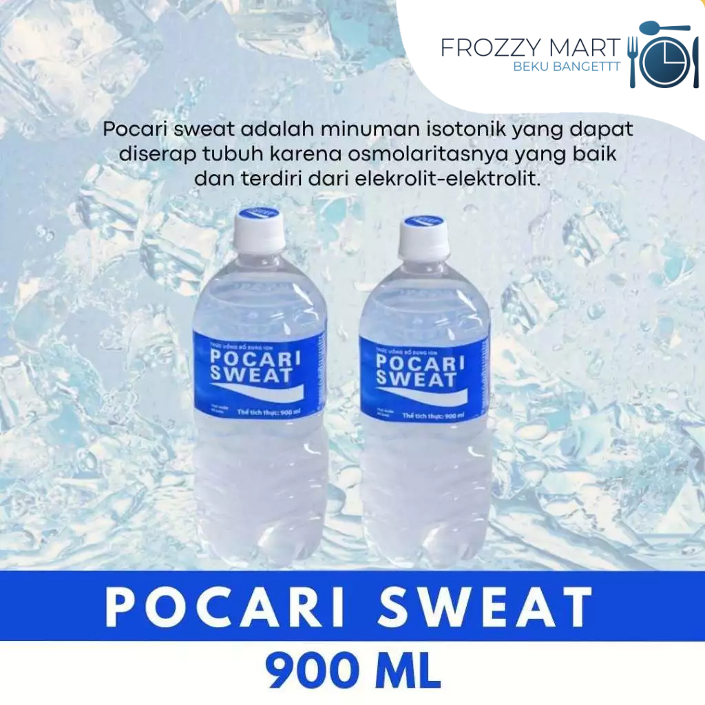 

POCARI SWEAT Minuman Isotonik 500ml 900ml 2L – Pengganti Ion Tubuh, Segar & Sehat