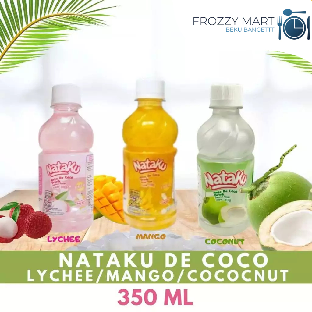 

Nataku De Coco Drink 250 ml – Kelapa, Lychee & Mango | Minuman Segar dengan Nata de Coco