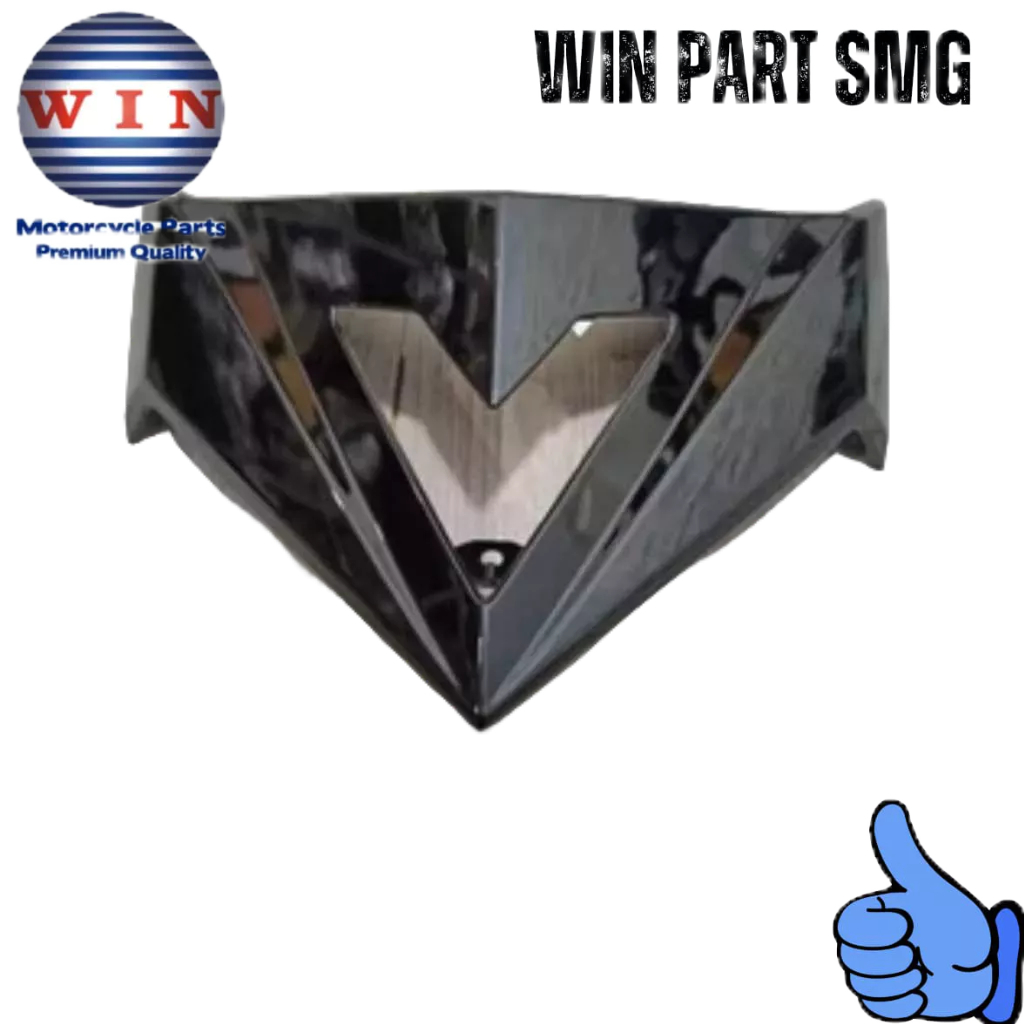 Panel Tameng Depan kecil dasi YAMAHA X-Ride X Ride Old 2BU HITAM BLACK panel kecil WIN | cover motor