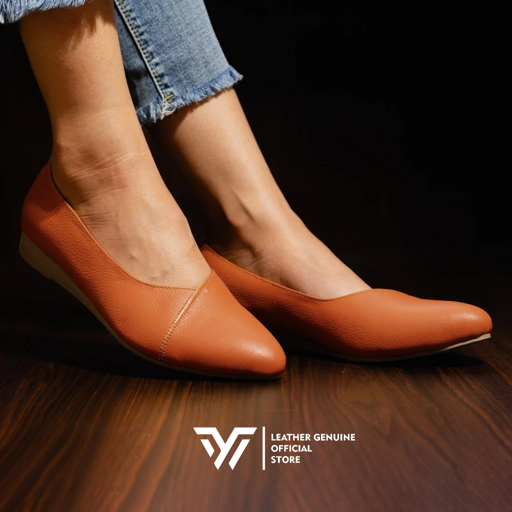 Sepatu Kulit Wanita-Sepatu Flat-Sepatu Kulit Asli