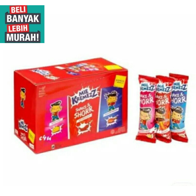 

MIE SHORR 1 BOX ISI 20 PCS ( BELI BANYAK LEBIH MURAH )