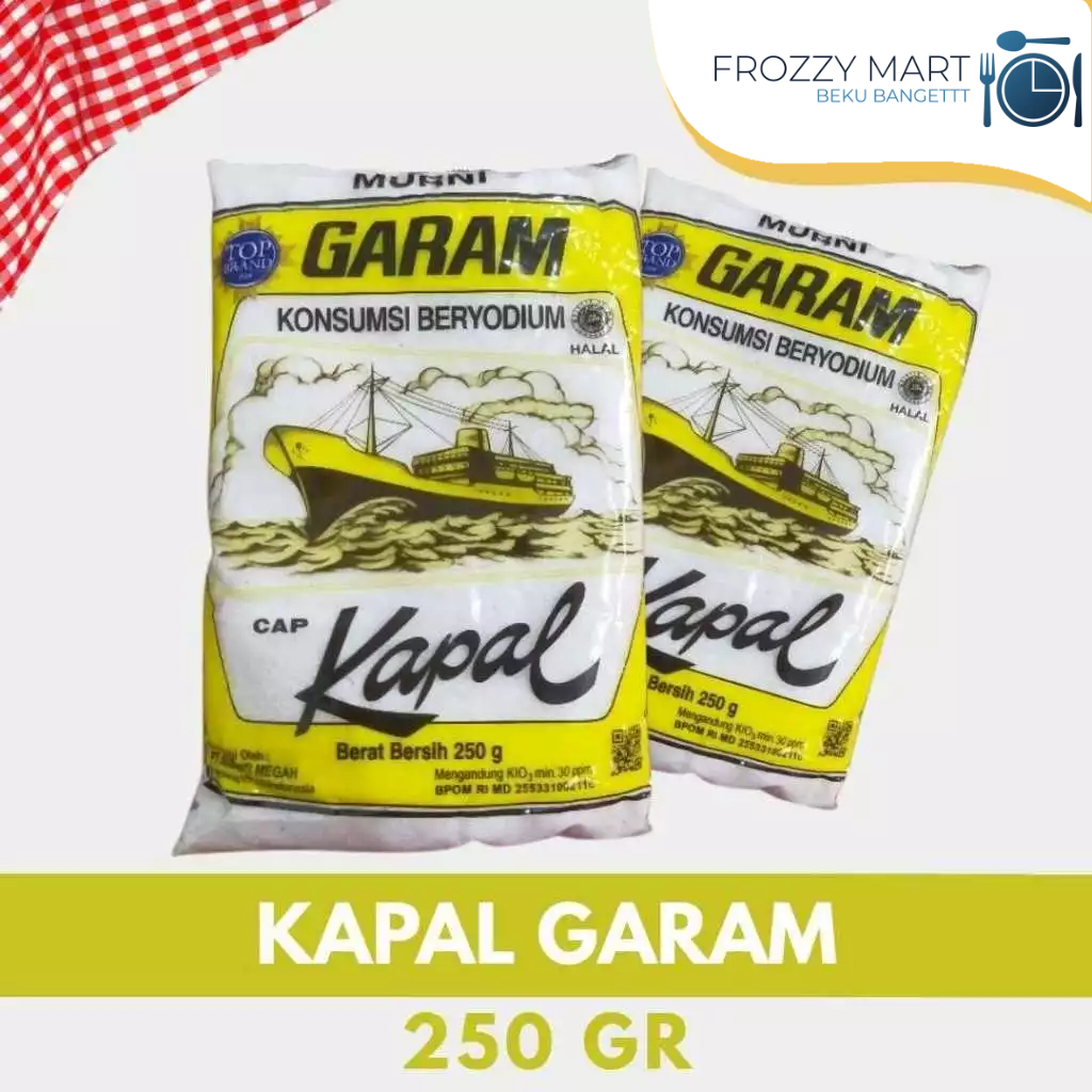 

Garam Cap Kapal 250g & 500g – Garam Dapur Berkualitas