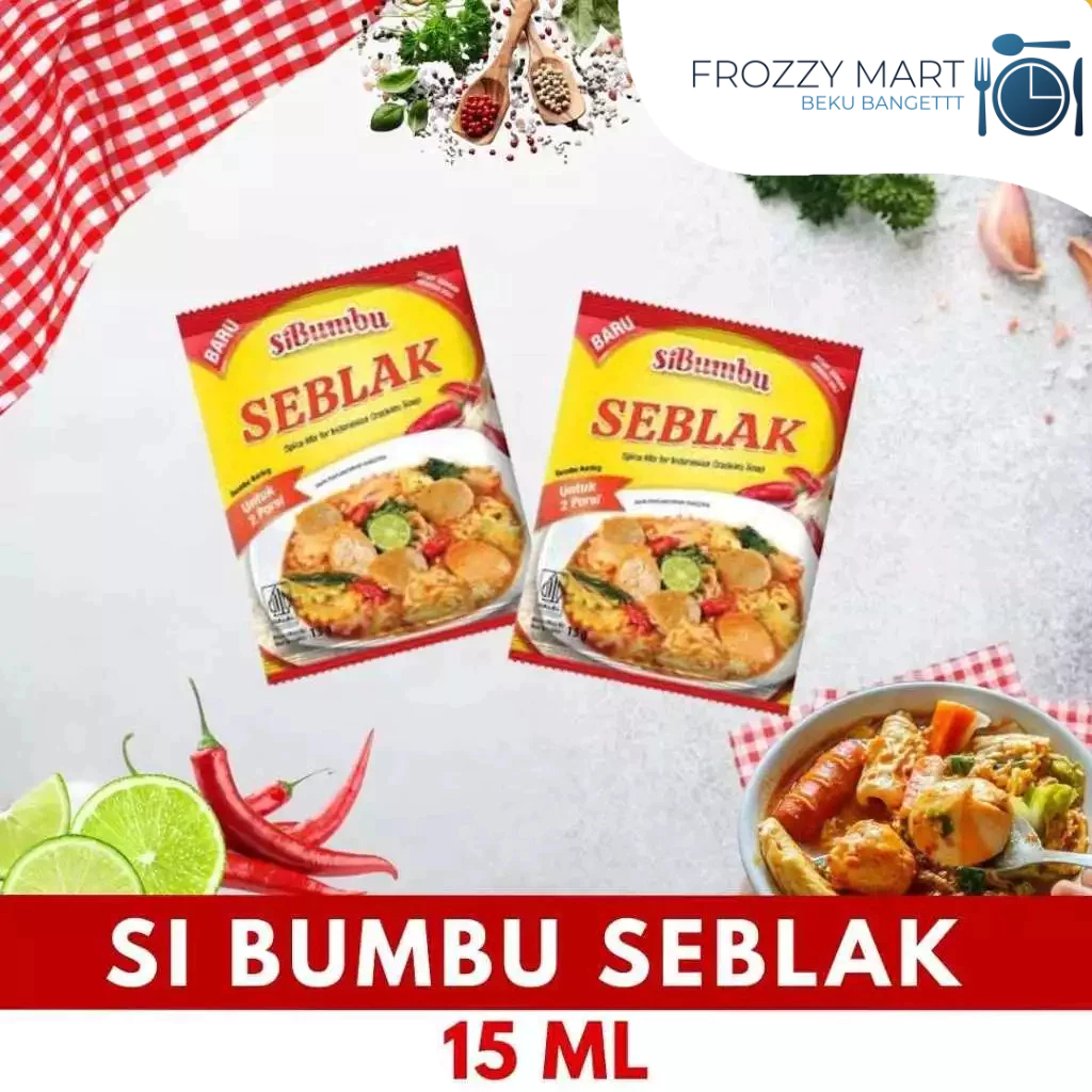 

SI BUMBU Seblak 15gr – Bumbu Seblak Instan Pedas Gurih Praktis Siap Pakai