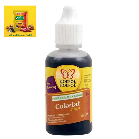 

KOEPOE-KOEPOE PEWARNA COKLAT 30ML | BUMBU DAPUR BAHAN MAKANAN