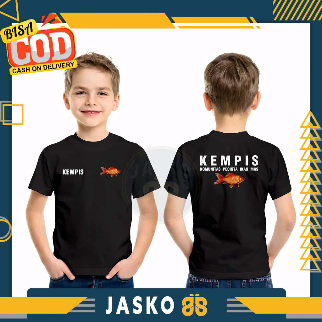 Baju Tshirt Anak KEMPIS Komunitas Pecinta Ikan Mas DB Kaos Distro