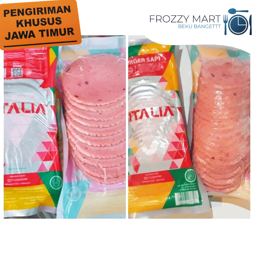 

Vitalia Burger Sapi Isi 10 / Isi 20 | Daging Sapi Olahan Siap Masak – Frozen Food