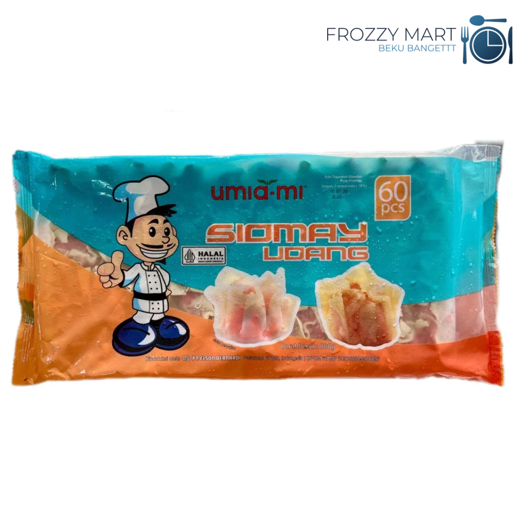 

UMIAMI Siomay Udang Frozen 1kg Isi 60pcs – Dimsum Udang Beku Praktis Enak Murah