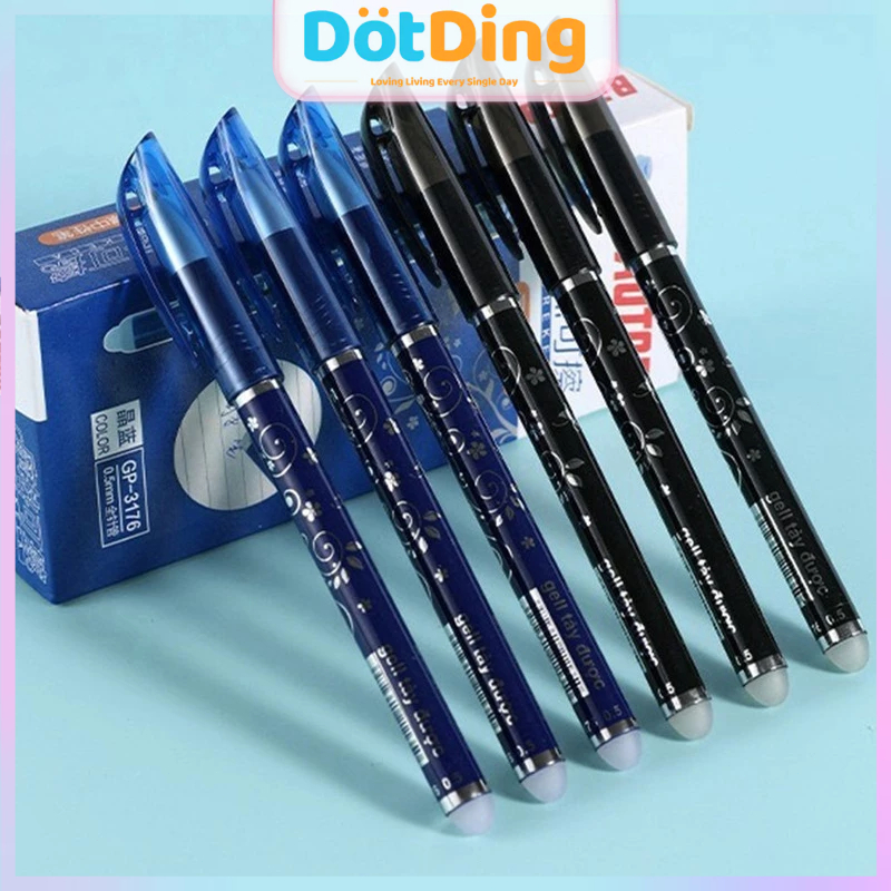 

Pena Yang Dapat Dihapus Gesekan Porselen Biru Dan Putih Mudah Digosokkan 0.5mm Pengering Cepat Karbon Biru Gaya Cina Hitam Pena Netral Pena Sekolah Pasokan Kantor Sekolah/Erasable Gel Pen Thermosensitive Pen 0.5mm Needle-tip School for Student L036