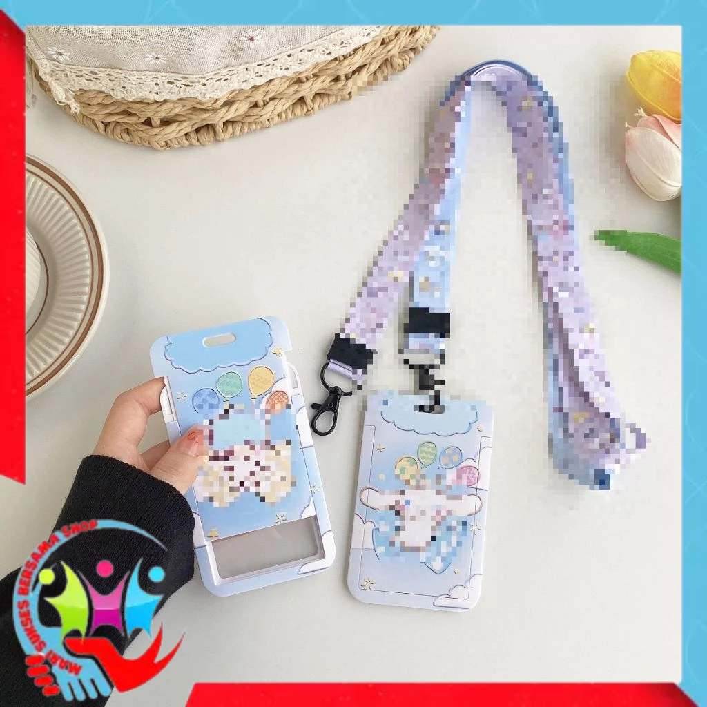 

MSBS Name Tag Gantungan Kartu Karakter Kartun Lanyard Akses MRT Busway E-Money Flazz BRIzi Card Holder Karakter Kartun Lanyart Card Holder Id Card