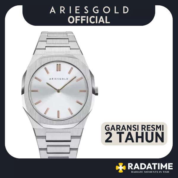[FREE MUG] Jam Tangan Pria Aries Gold Original Solid Garansi G-1031-S-SRG