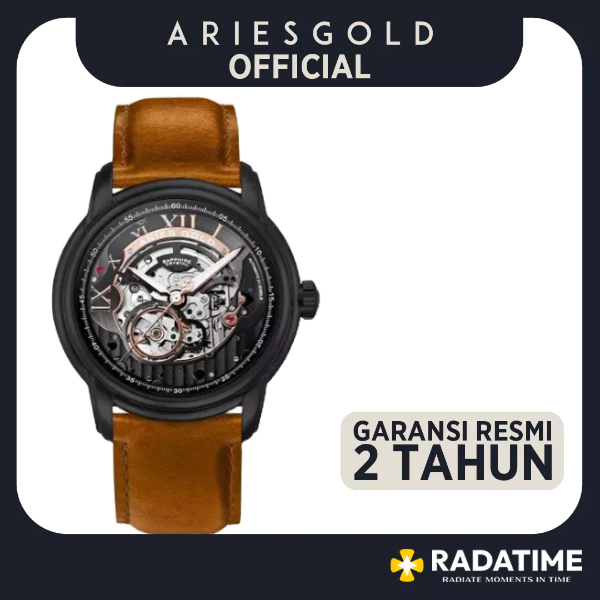 [FREE MUG] Jam Tangan Pria Aries Gold Infinum El Toro 100% Original G-9005A-BK-BK