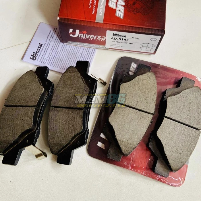 Brake Pad Kampas Rem Depan Honda 45022-TE7-T00 Mobilio 2014 2015 2016 2017 2018 2019 2020 2021