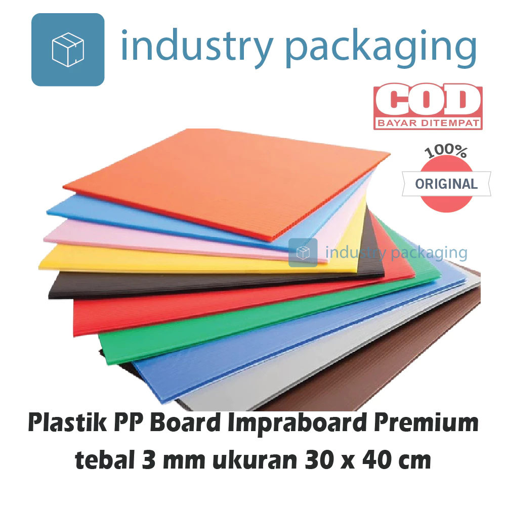 

Impraboard Imfraboard Premium Lembaran Tebal 3 mm ukuran 30 x 40 cm PP Board ART Board