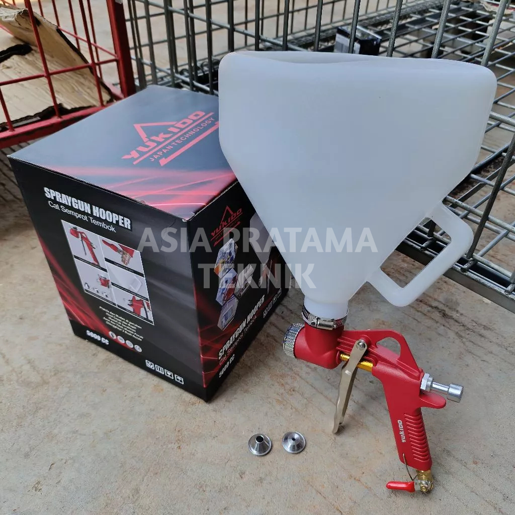 Semprotan Cat Semen Hopper Gun / Spray Gun Texture Air Hoper Gun Tabung Plastik 5000cc
