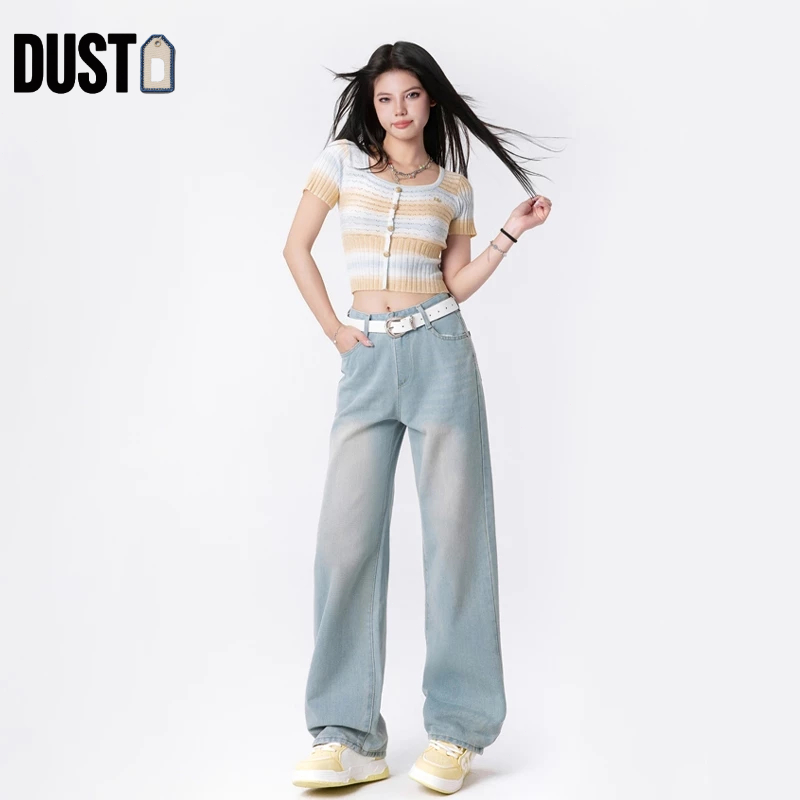 [Harga Terjangkau] 2025 Dust Jeans  Wanita HighWaist Jeans Celana Panjang Jeans HW jeans Boyfriend J