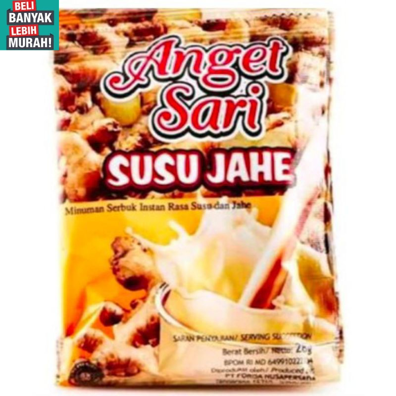 

ANGET SARI SUSU JAHE ISI 10 SACHET ( BELI BANYAK LEBIH MURAH )++