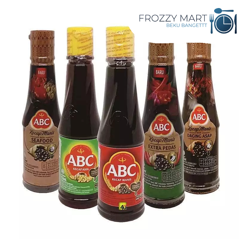 ABC Kecap & Sambal – Manis, Pedas, Extra Pedas, Manis Pedas, Kecap Inggris (Lengkap & Lezat)