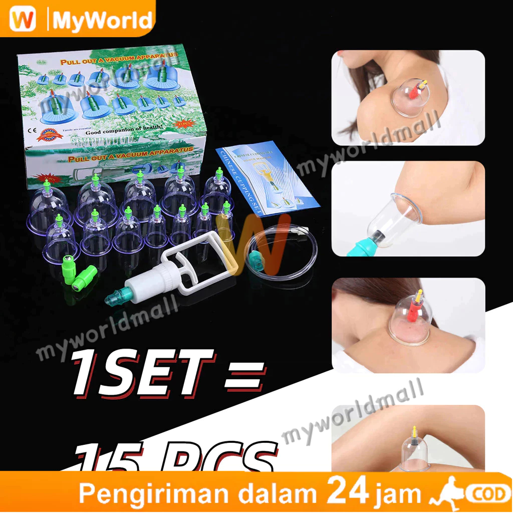 【COD】Alat Bekam / Alat Kop Angin Isi 12 Alat bekam/Kop Bekam Untuk Terapi Kesehatan/Alat Kop Angin I
