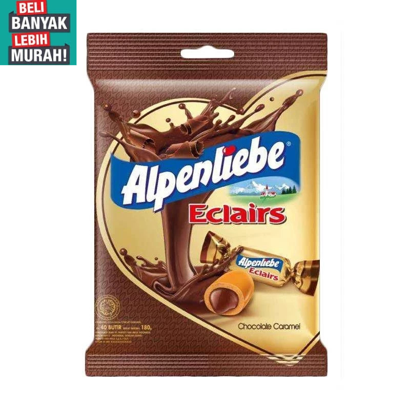 

PERMEN ALPENLIEBE ECLAIRS COKLAT 126GR **