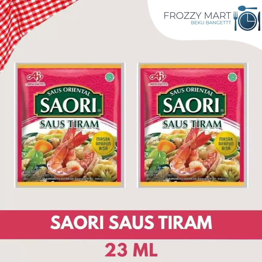 

SAORI Mini 5 Varian – Saus Tiram, Teriyaki, Mentega, Lada Hitam, Asam Manis (23–26ml)