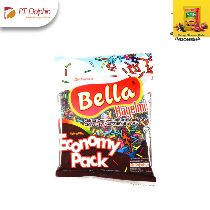 

Bella Chocolate Rice Mix Colour 90 gr (Meises Warna-Warni) - Mix Colour