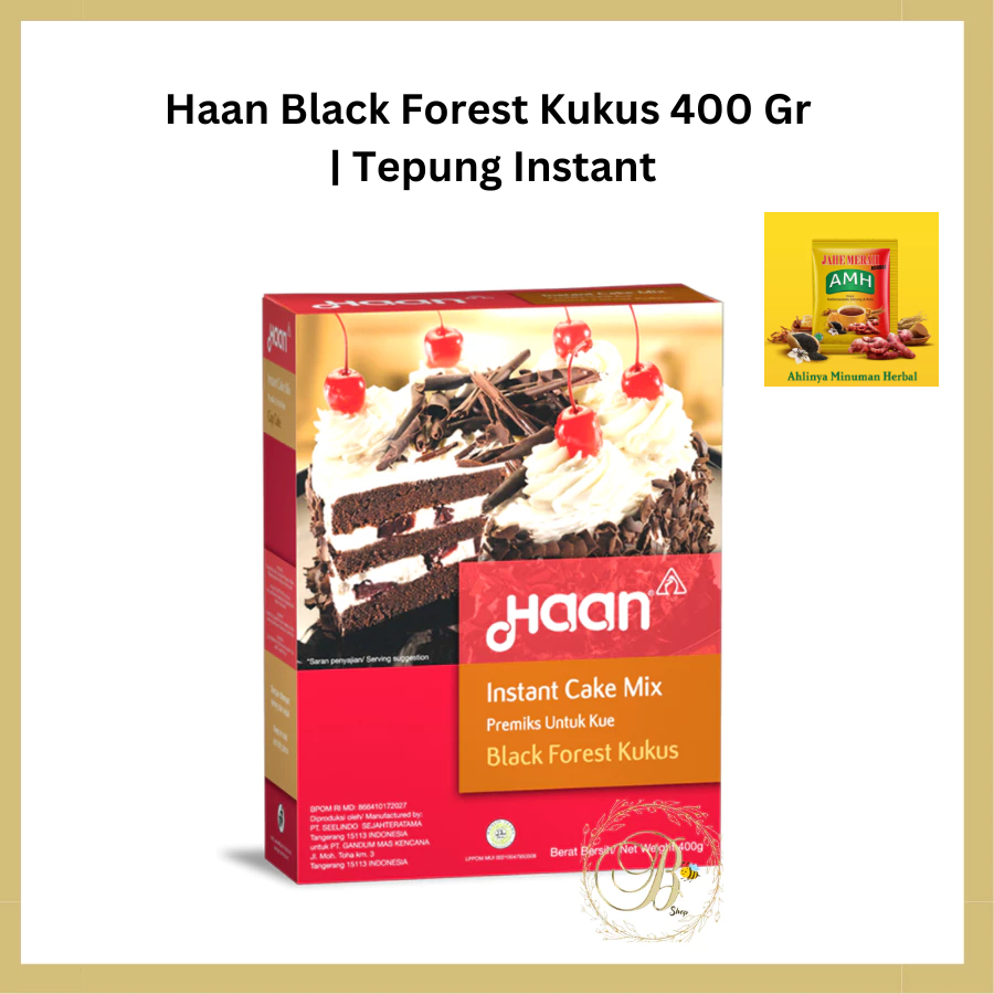 

Haan Black Forest Kukus 400 Gr | Tepung Instant