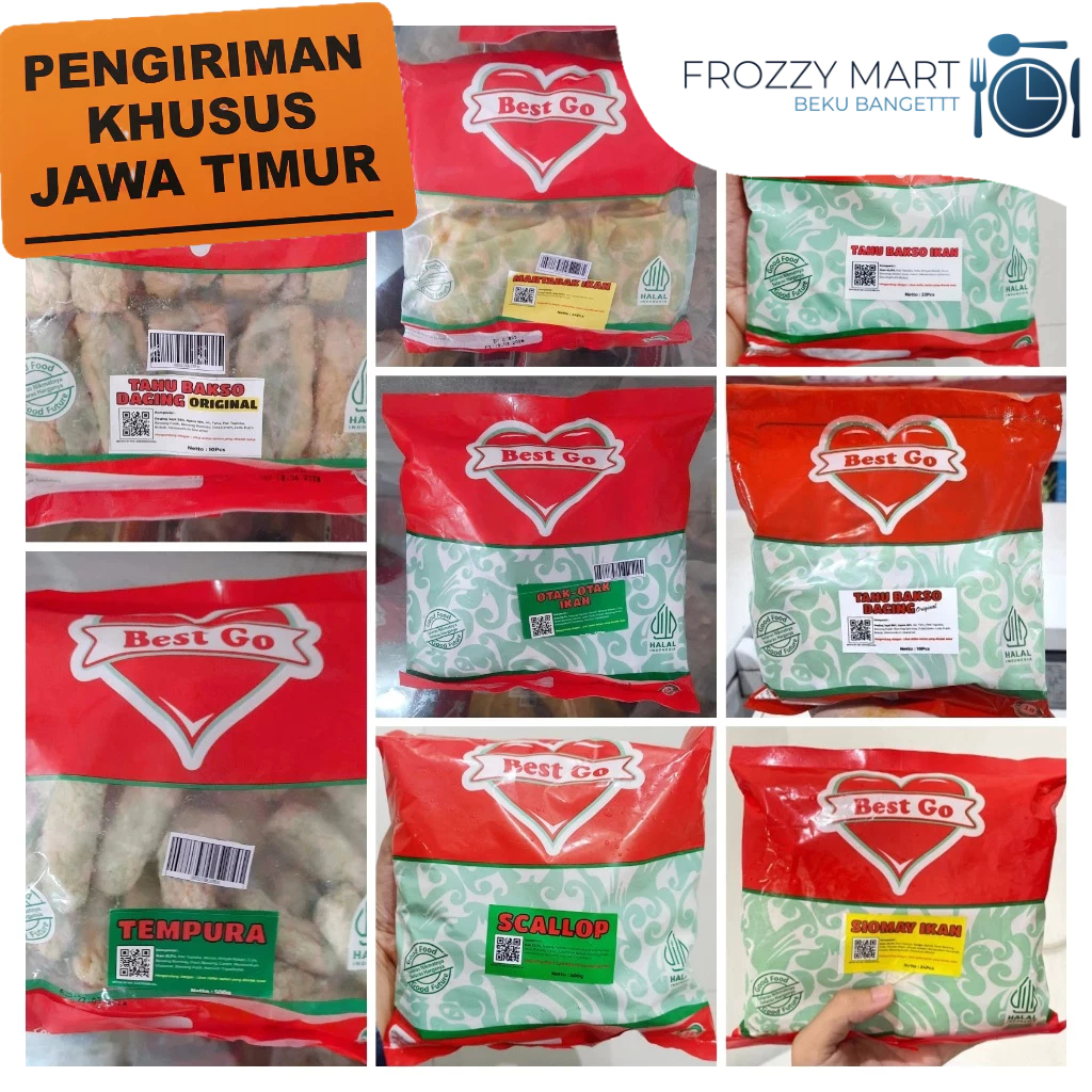 Best Go Olahan Ikan Frozen – Siomay, Martabak Ikan, Tahu Bakso, Tempura, Scallop, Otak-Otak