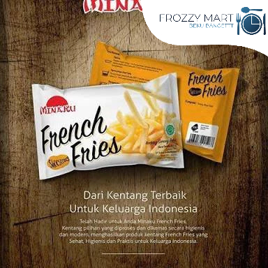 

Minaku Kentang French Fries 500gr | Kentang Goreng Renyah & Gurih, Siap Saji Kapan Saja