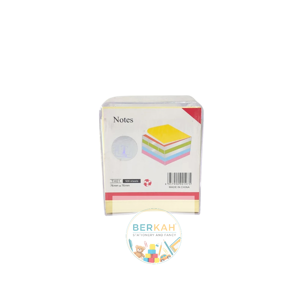 

Sticky Notes Warna-Warni 76x76mm - Post It Tempel Notes Memo Estetik 500 Lembar TH-01-500