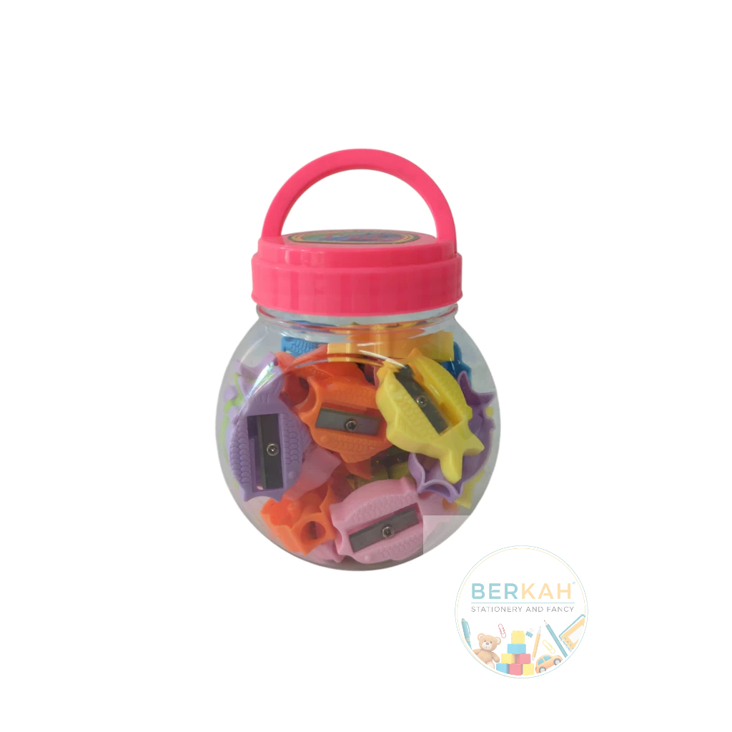 

Rautan Pensil Ikan Lucu |Serutan Pensil Karakter hewan Warna Warni | Alat Tulis Anak PAUD TK FA-2424