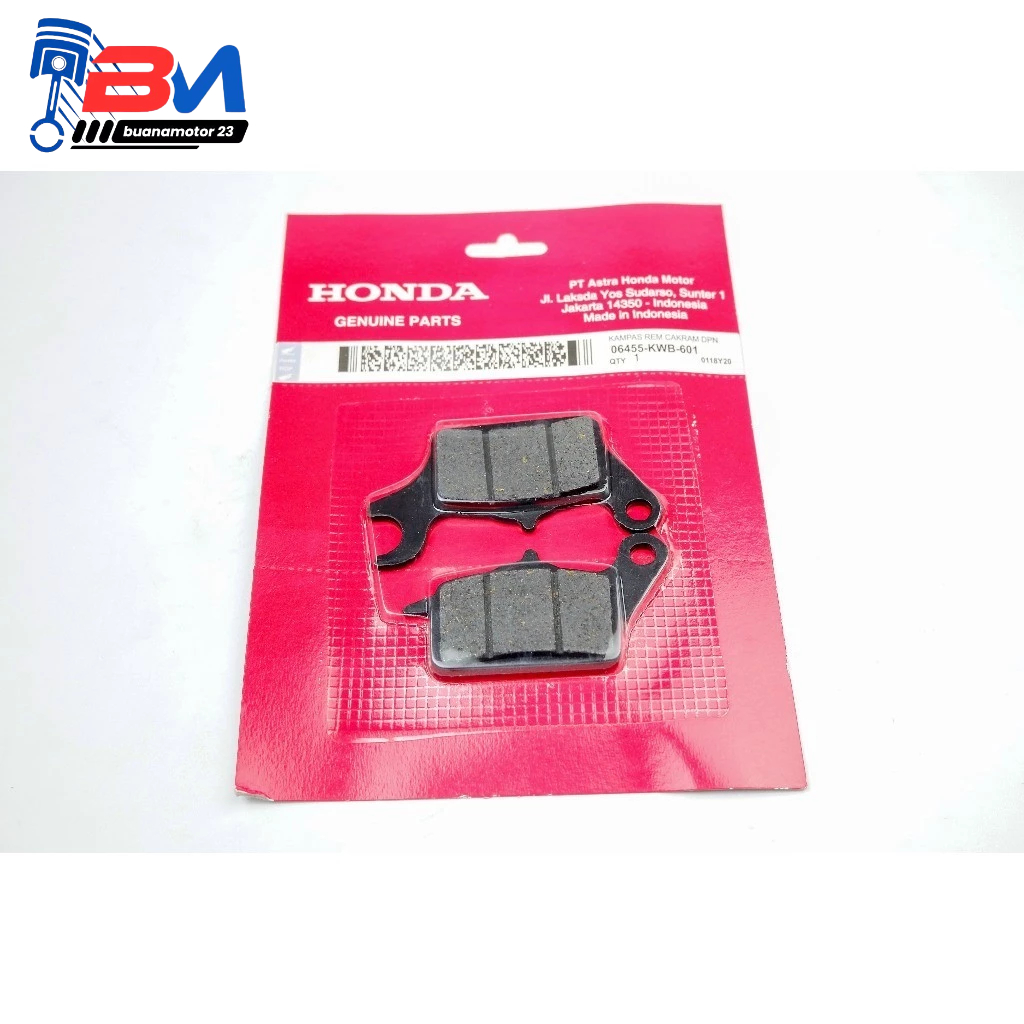 Kampas Rem Supra x 125, Kampas Rem Depan Supra x 125, KWB buanamotor 23