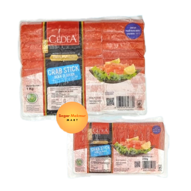 

(SMM) Cedea Crab Stick - Crab Stik 250gr / 1kg Stik Kepiting
