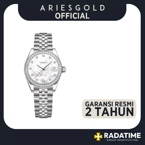 [FREE MUG] Jam Tangan Wanita Original Aries Gold Heritage L-1070-S-MP The Real Premium Watches Garan
