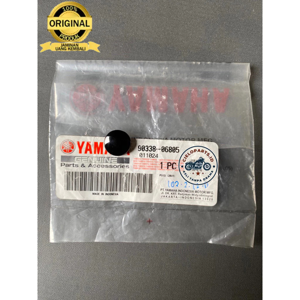 Plug Tutup Baut L Raiser Stang Setir Stir X Ride Fino Vixion Xabre 90338-06805