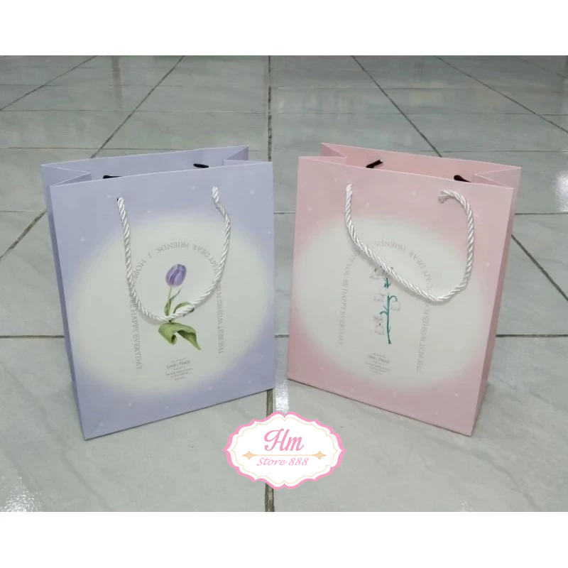 

HM - Paperba Tas Kado Hadiah Uk 33cm Warna Pink